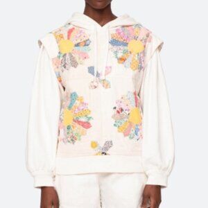 Sea New York patchwork quilted sweatshirt XS